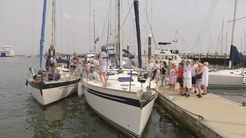 Freemasons from Spinaker Lodge gathering for a social evening