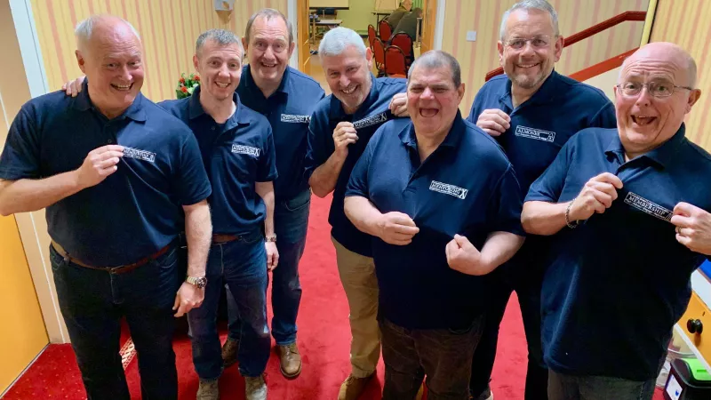 Lincolnshire’s Pathway Rollout Team show off their branded shirts at a Saturday morning Pathway seminar.