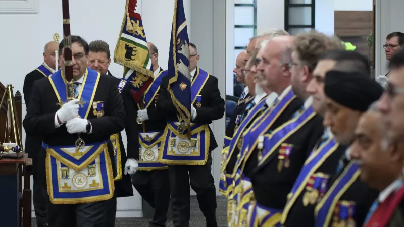 Consecration ceremony of new Lodge