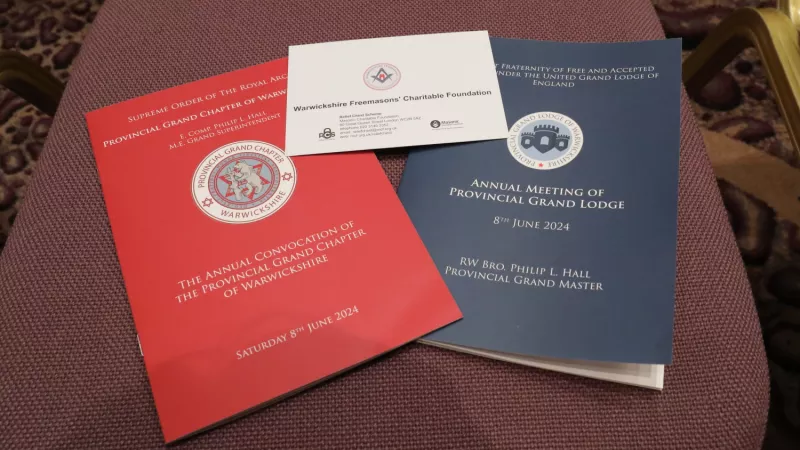 Warwickshire Joint annual Craft and RA meeting booklets