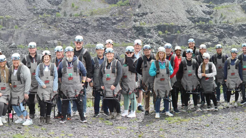 East Lancashire Freemasons and the zipline fundraiser