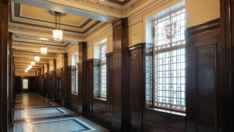 Sussex Corridor in Freemasons' Hall in London