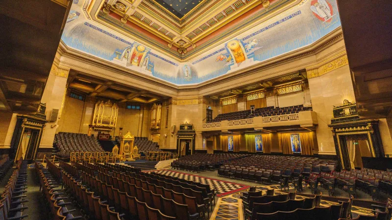 Grand Temple in Freemasons' Hall in Covent Garden London