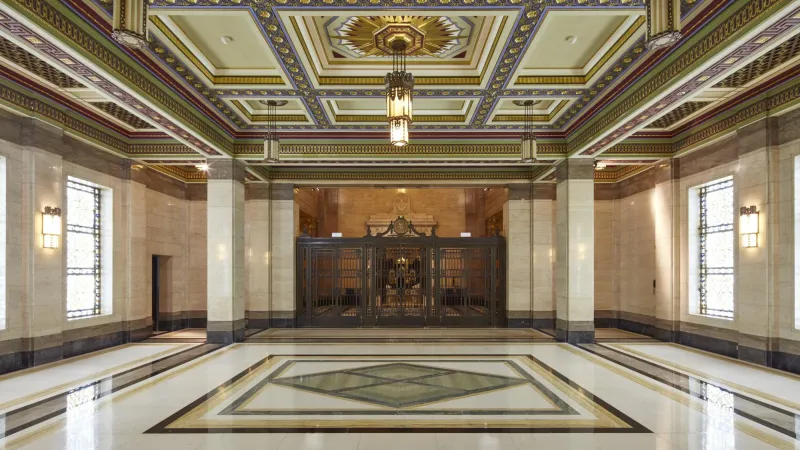 Vestibules in Freemasons' Hall in London