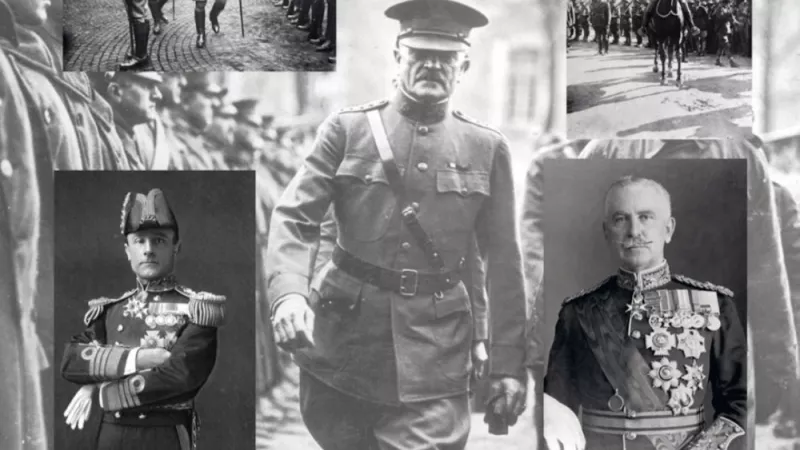 French, Pershing, Jellicoe, Wingate, Allenby, Alexander, Freyberg and Gort