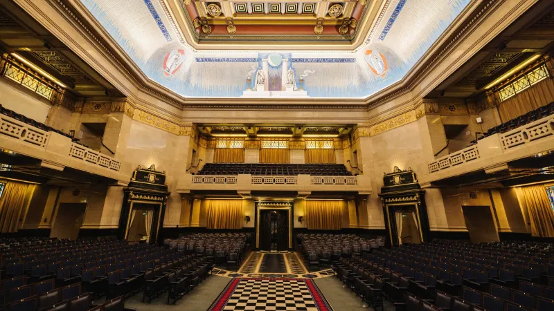 Grand Temple in Freemasons' Hall in Covent Garden London