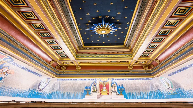 Grand Temple in Freemasons' Hall in Covent Garden London