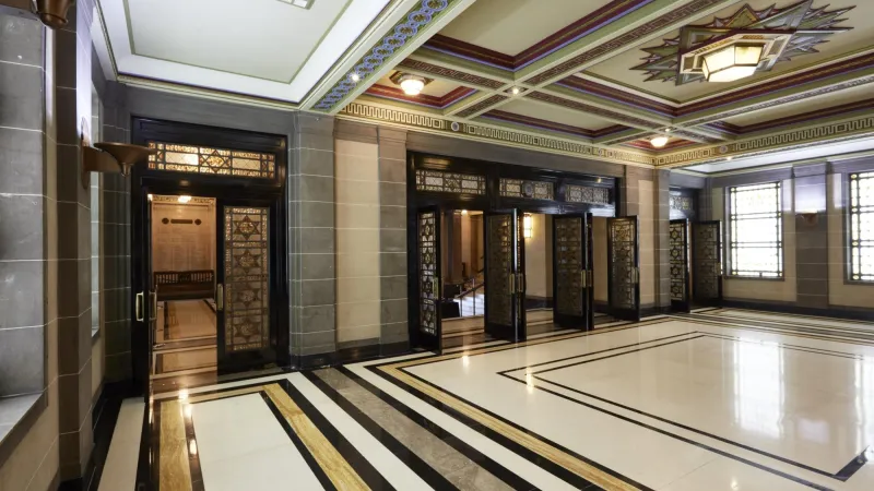 Tower Cloakroom in Freemasons' Hall in London