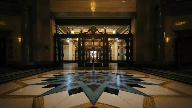 Vestibules in Freemasons Hall in London