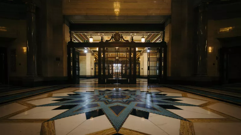 Vestibules at Freemasons' Hall in London