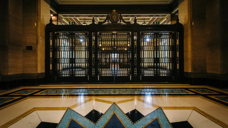 Vestibules in Freemasons' Hall in London
