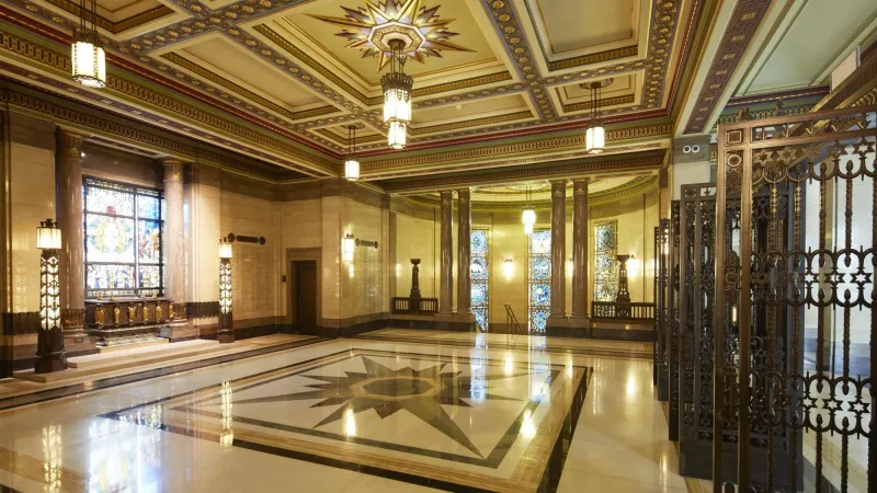 Vestibules in Freemasons' Hall in London