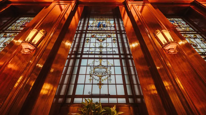Window in the Robing Room in Freemasons' Hall