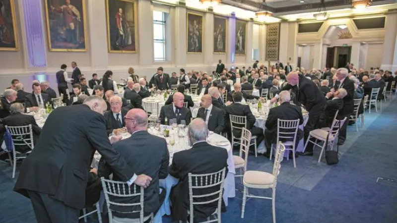 Buckinghamshire Freemasons when more than 100 new members were initiated in a single day