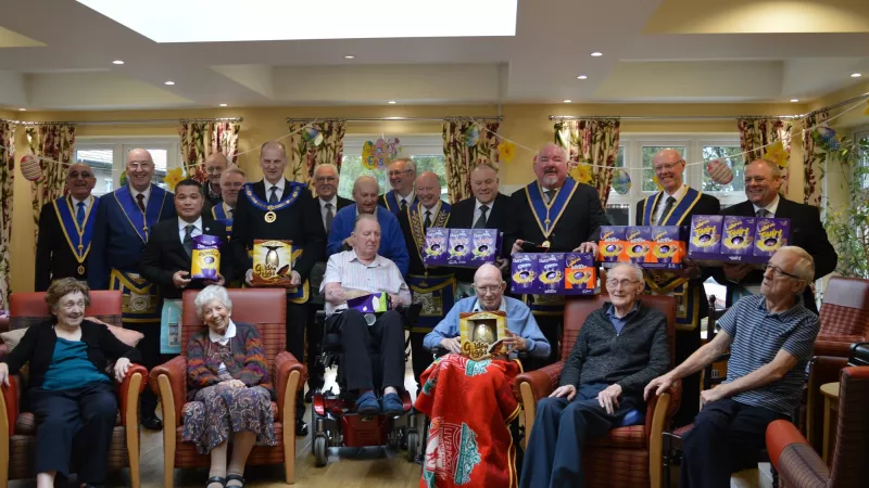 Cheshire Freemasons generated 400 volunteering hours over the weekend delivering Easter eggs