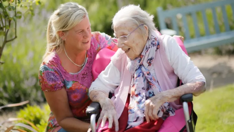 Queen Elizabeth Court: Erica Hughes and Gwyneth Jones