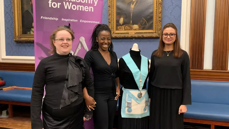 Three women Freemasons 