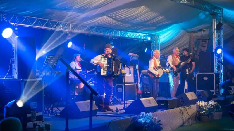 The Wurzels On Stage