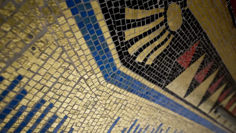 Mosaic in the Grand Temple at Freemasons Hall in London