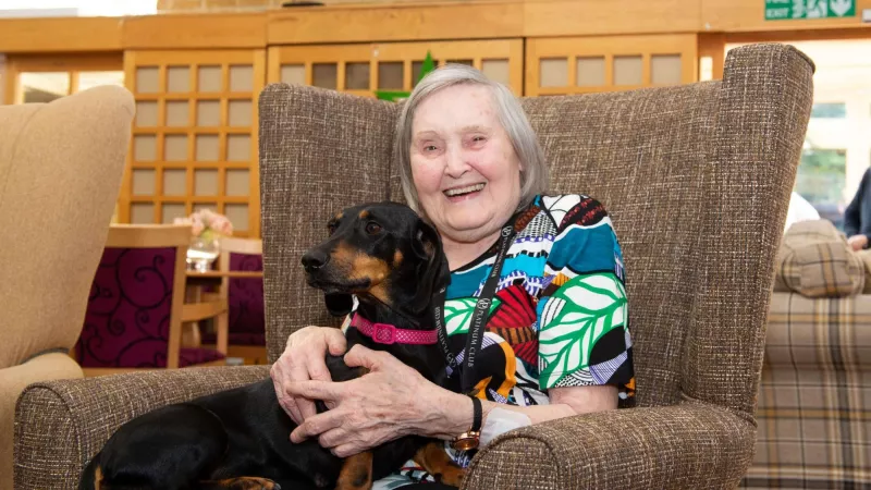 A resident of the Prince Michael Kent Court Watford