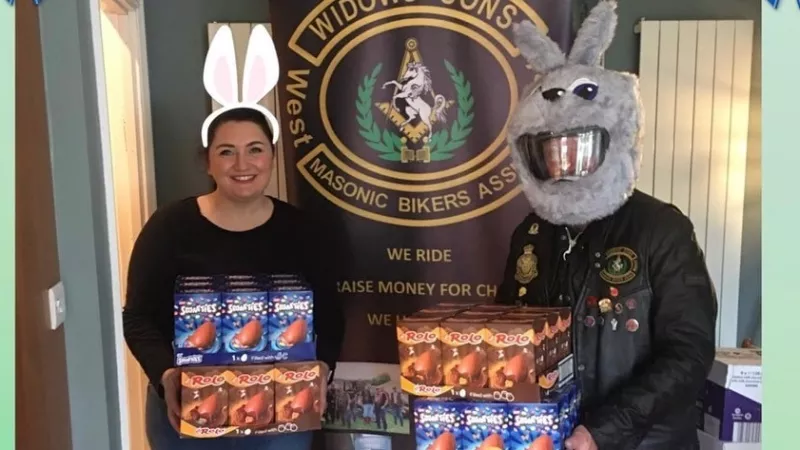 Freemasons across England and Wales are donating more than 20,000 Easter eggs