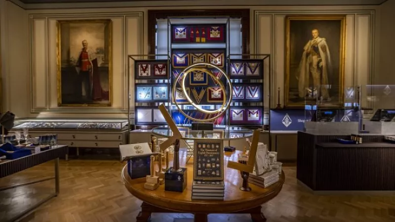 The new Shop at Freemasons Hall launched in March 2021 in London