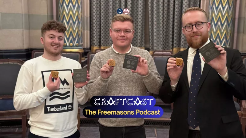 Stephen, James and Shaun at the podcast about Fantasy Lodge