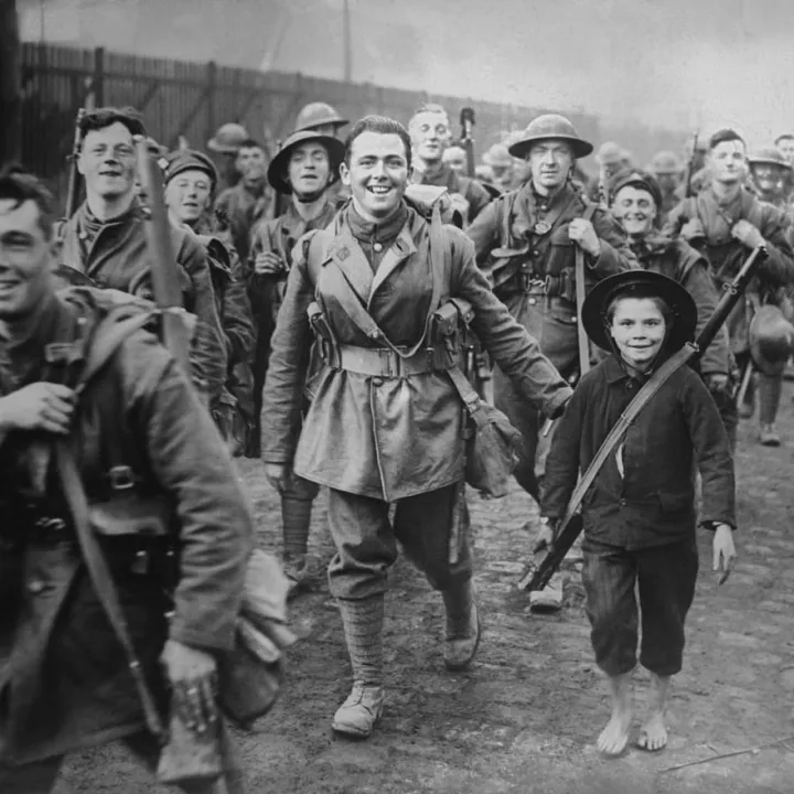 Smiling British Soldiers