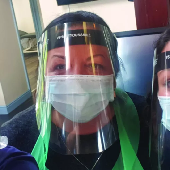 Face shields donation during Covid-19 Crisis