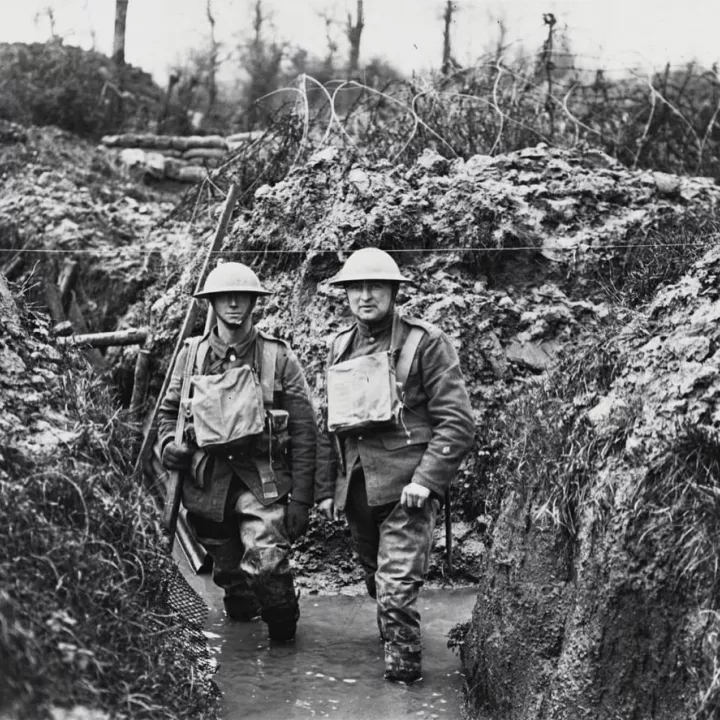 1st Battalion, Lancashire Fusiliers in Trench