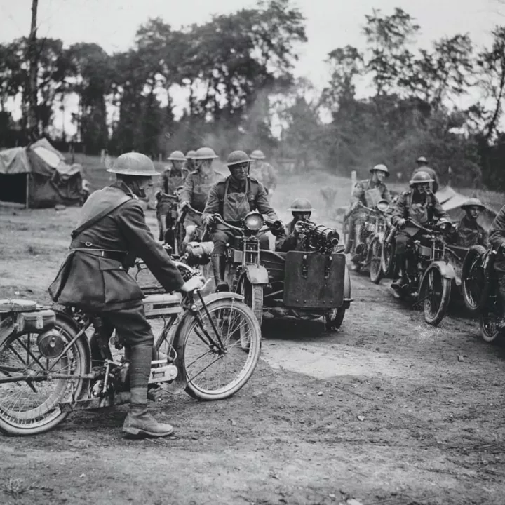 Motorbike Machine Gunners