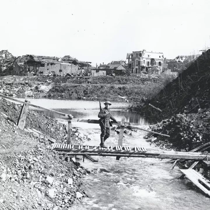 Scene of the Outskirts of Peronne