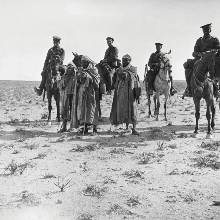 Soldiers in the Desert, Mesopotamia