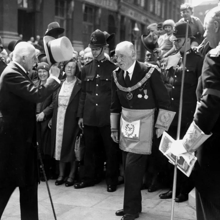 HRH Duke of Connaught at Freemasons' Hall in 1933 at Museum of Freemasonry in London